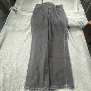 Aeropostale 90's Baggy Fit High Rise Black Wash Denim Jeans 34x32